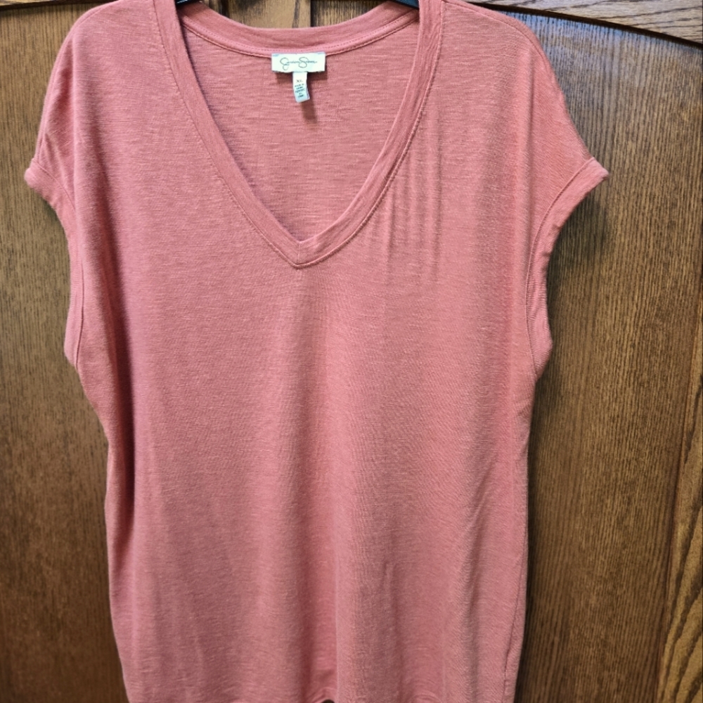Jessica Simpson v-neck top